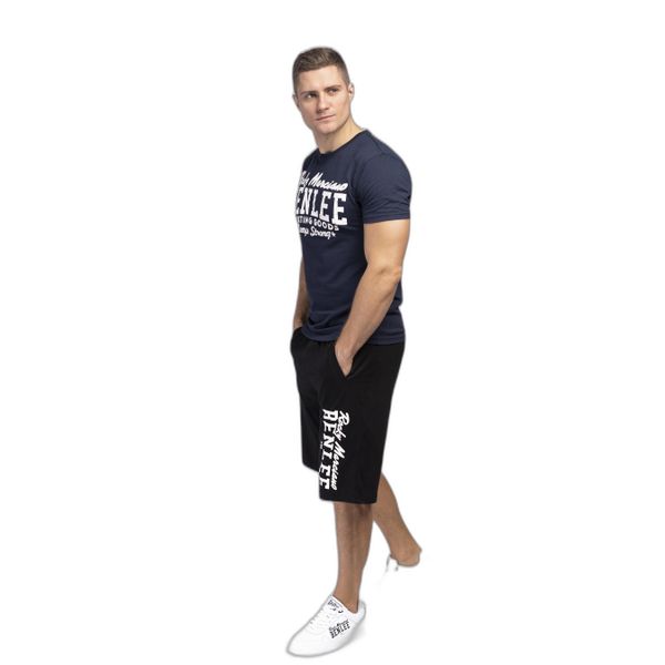 Koszulka Benlee Retro Logo. Niebieskie koszulki sportowe męskie BENLEE, m, bez wzorów, z bawełny, bez kołnierzyka, bez ramiączek, na fitness i siłownię. Za 120.00 zł.
