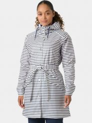 Płaszcz Przeciwdeszczowy Damski Helly Hansen W Kirkwall II. Białe płaszcze damskie Helly Hansen, m, bez wzorów, z materiału, eleganckie, długie, bez kaptura. Za 610.50 zł.
