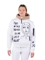 Kurtka narciarska Rossignol JCC damska W Yety Fleecy Bomber JKT biała. Białe kurtki snowboardowe damskie Rossignol, s, bez wzorów, z materiału, bez kaptura, narciarskie, primaloft. Za 2,929.00 zł.
