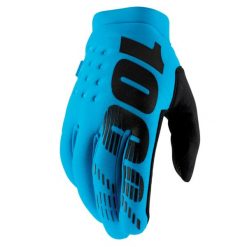 Rękawice 100% brisker. Niebieskie buty sportowe męskie 100%, bez wzorów, sportowe. W wyprzedaży za 154.90 zł.