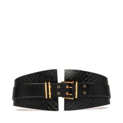 Pasek Elisabetta Franchi. Czarne paski damskie Elisabetta Franchi, bez wzorów. Za 939.99 zł.