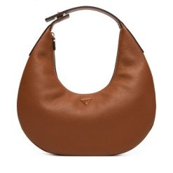 Torebka Guess. Brązowe torebki do ręki damskie Guess, z aplikacjami, klasyczne, bez dodatków. Za 639.99 zł.