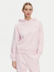 Tommy Hilfiger Bluza Contrast Flag WW0WW45979 Różowy Regular Fit. Czerwone bluzy damskie Tommy Hilfiger, xxs, bez wzorów, z bawełny, bez kaptura. Za 339.99 zł.