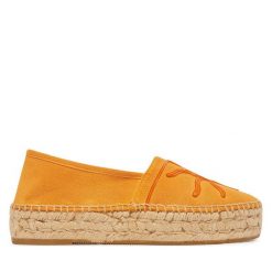 Espadryle Genuins. Brązowe espadryle damskie Genuins, bez wzorów, bez obcasa, bez zapięcia. Za 219.99 zł.