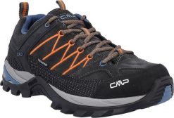 Buty trekkingowe męskie CMP Rigel Low Trekking Wp. Brązowe trekkingi męskie CMP, outdoorowe. Za 328.88 zł.