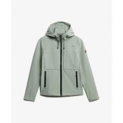 Damska kurtka turystyczna z kapturem Superdry Classic. Szare kurtki damskie Superdry., l, bez wzorów, z kapturem. Za 424.05 zł.