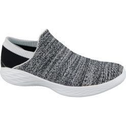 Szare Buty Skechers You W 14951-WBK. Szare obuwie sportowe damskie Inny, bez wzorów, z dzianiny. W wyprzedaży za 209.00 zł.