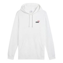 Męska Bluza Z Kapturem Ess 2 Color Small No 1. Białe bluzy męskie Puma, m, bez wzorów, z kapturem. Za 237.99 zł.