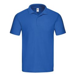 Męska Oryginalna Koszulka Polo. Brązowe koszulki polo męskie Fruit of the Loom, m, bez wzorów, bez ramiączek. Za 54.99 zł.