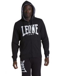 Męska zapinana na zamek bluza z kapturem Leone 1947 Apparel. Niebieskie bluzy męskie LEONE 1947 APPAREL, l, bez wzorów, z bawełny, z kapturem. Za 147.31 zł.