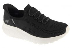 Buty sportowe Sneakersy damskie, Slip-Ins: Bobs Sparrow 2.0 - Lucky Run. Czarne obuwie sportowe damskie Skechers, bez wzorów, z materiału, trekkingowe. Za 359.99 zł.