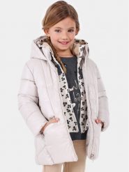 Mayoral Kurtka puchowa 4.418 Écru Regular Fit. Kurtki i płaszcze dla dziewczynek Mayoral, bez wzorów, z puchu, bez kaptura. Za 289.99 zł.