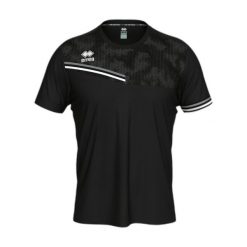 Koszulka Errea Evan. Czarne koszulki sportowe męskie ERREA, m, bez wzorów, z materiału, bez kołnierzyka, bez ramiączek, na fitness i siłownię. Za 236.00 zł.