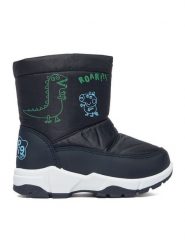 Peppa Pig Śniegowce CEO-CM-AW26-346PP Granatowy. Niebieskie buty zimowe chłopięce Peppa Pig, bez wzorów, bez zapięcia. Za 99.99 zł.