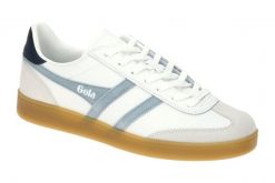 Sznurowane trampki damskie Gola Viper Leather. Białe trampki i tenisówki damskie Gola, bez wzorów, z gumy, sportowe, bez zapięcia. Za 396.15 zł.