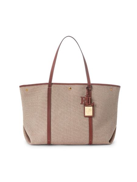 Lauren Ralph Lauren Torebka 431920062002 Brązowy. Brązowe torebki do ręki damskie Lauren Ralph Lauren, bez wzorów, z materiału, bez dodatków. Za 847.99 zł.