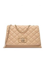 Nine West Torebka CEO-Blanca-LDA8701 Beżowy. Brązowe torebki do ręki damskie Nine West, bez wzorów, z materiału, wizytowe, bez dodatków. Za 199.99 zł.