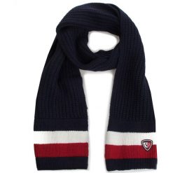 Szal TOMMY HILFIGER - ROSSIGNOL Tgxr Chunky Scarf AU0AU00226 413. Niebieskie szaliki i chusty damskie Tommy Hilfiger, z kaszmiru. Za 399.00 zł.