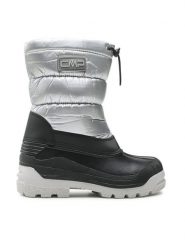 CMP Śniegowce Kids Glacey Snowboots 3Q71274J Srebrny. Szare buty zimowe dziewczęce CMP, z materiału, bez zapięcia. Za 349.99 zł.