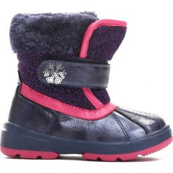 Granatowe Śniegowce Feel Cold. Buty zimowe dziewczęce Born2be. Za 69.99 zł.