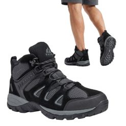 Buty trekkingowe męskie KADVA Traver Mid WP. Czarne trekkingi męskie KADVA, trekkingowe. Za 199.99 zł.