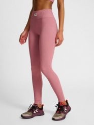 Damskie legginsy bezszwowe Hummel Pulse. Niebieskie legginsy sportowe damskie Hummel, l, z aplikacjami, z dzianiny, na fitness i siłownię. Za 168.00 zł.