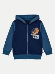 LEGO Bluza LWSCOUT 12011305 Granatowy Regular Fit. Niebieskie bluzy dla chłopców LEGO, bez wzorów, z bawełny, bez ramiączek, bez kaptura. Za 119.99 zł.