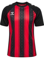 Koszulka Hummel Match striped. Czarne t-shirty damskie Hummel, xl, bez wzorów, z materiału, klasyczne, bez kołnierzyka. Za 171.50 zł.