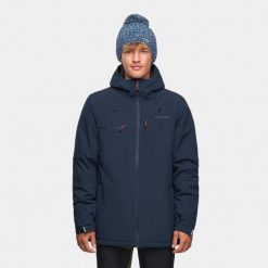 Kurtka turystyczna męska zimowa Alpinus Causses granatowa. Niebieskie kurtki sportowe męskie Alpinus, na zimę, m, bez wzorów, trekkingowe. Za 549.00 zł.