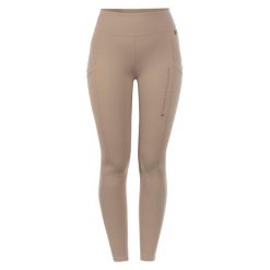 Damskie legginsy jeździeckie z pełną przyczepnością Cavallo Leah. Brązowe legginsy damskie CAVALLO, s, bez wzorów, z materiału, długie, do jazdy konnej. Za 343.00 zł.