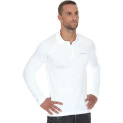 Brubeck Koszulka męska polo Prestige z długim rękawem biała r. XL (LS10620). Koszulki polo męskie Brubeck, z długim rękawem. Za 215.89 zł.