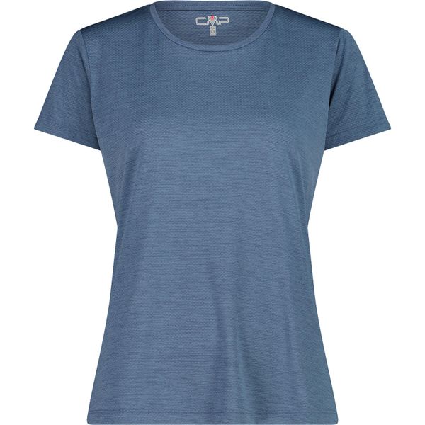 T-shirt damski CMP. Czarne t-shirty damskie CMP, bez wzorów, z materiału, sportowe, bez kołnierzyka. Za 131.00 zł.