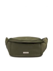 Calvin Klein Nerka Sleek Waistbag Sling LV04D3148G Zielony. Zielone saszetki męskie Calvin Klein, ze skóry. Za 369.99 zł.