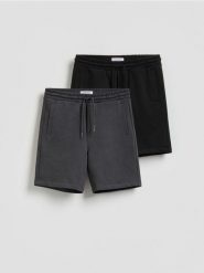 Szorty regular 2 pack - wielobarwny. Szorty męskie Reserved, l, bez wzorów, z bawełny. Za 129.99 zł.