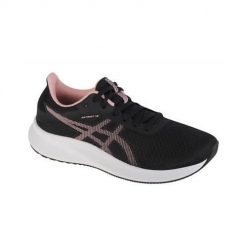 Buty do biegania damskie Asics Patriot 13 W. Czarne obuwie sportowe damskie Asics, bez wzorów, do biegania. Za 336.86 zł.