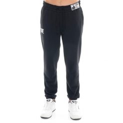 Spodnie dresowe Leone 1947 Apprel z gumką i sznurkiem. Idealne na co dzień. Czarne buty sportowe męskie LEONE 1947 APPAREL, bez wzorów, z bawełny, na fitness i siłownię. W wyprzedaży za 136.83 zł.