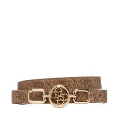 Pasek Damski Guess. Brązowe paski damskie Guess, z aplikacjami. Za 199.99 zł.