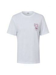 Liu Jo Collection Koszulka Kobiety Bawełna (100%) biały, XL. Białe t-shirty damskie Liu Jo Collection, xl, z aplikacjami, z bawełny, eleganckie, bez kołnierzyka. Za 299.95 zł.