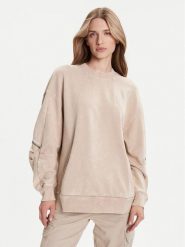 G-Star Raw Bluza Washed 3D D27738-D969 Beżowy Oversize. Brązowe bluzy damskie G-Star Raw, l, bez wzorów, z bawełny, bez kaptura. Za 539.99 zł.
