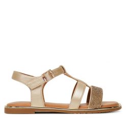 Sandały Tommy Hilfiger. Żółte sandały dziewczęce Tommy Hilfiger, bez zapięcia. Za 189.99 zł.