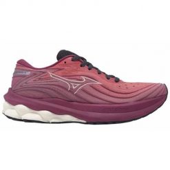Buty do biegania damskie Mizuno Wave Skyrise 5. Fioletowe obuwie sportowe damskie Mizuno, bez wzorów, z materiału, do biegania, mizuno wave. Za 597.00 zł.