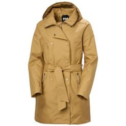 Kurtka wodoodporna izolowana damska Helly Hansen Welsey II. Brązowe kurtki damskie Helly Hansen, l, bez wzorów, z poliamidu, bez kaptura. Za 832.00 zł.