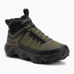 Buty turystyczne męskie Columbia Escape Thrive Titanum Mid. Zielone trekkingi męskie Columbia, trekkingowe. Za 523.59 zł.