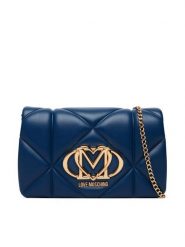 LOVE MOSCHINO Torebka JC4043PP0PLC0751 Granatowy. Niebieskie torebki do ręki damskie Love Moschino, bez wzorów, wizytowe, bez dodatków. Za 789.99 zł.