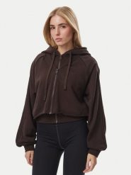 Adidas Bluza Sst Double Front Hoody KT1922 Brązowy Regular Fit. Brązowe bluzy damskie Adidas, s, bez wzorów, bez kaptura. Za 399.99 zł.