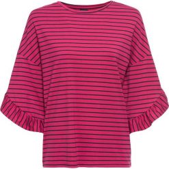 Shirt bonprix ciemnoróżowo-ciemnoniebieski w paski. Bluzki damskie marki bonprix. Za 59.99 zł.