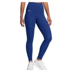 Legginsy treningowe damskie Under Armour UA Motion Ultra High-Rise. Niebieskie legginsy damskie Under Armour, xs, bez wzorów, do biegania. W wyprzedaży za 189.85 zł.