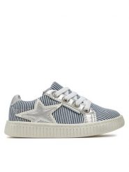 Nelli Blu Sneakersy AVO-291-017 Srebrny. Szare buty sportowe dziewczęce Nelli Blu, bez wzorów, ze skóry, bez zapięcia. Za 119.99 zł.