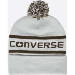 Converse - Czapka. Szare czapki i kapelusze damskie Converse, z dzianiny. W wyprzedaży za 59.90 zł.