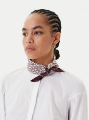 Elisabetta Franchi Chusta FO-15F-56E2-V80 Bordowy. Czerwone czapki i kapelusze damskie Elisabetta Franchi, bez wzorów, z jedwabiu. Za 349.99 zł.